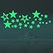 Amaonm Glow in The Dark Stars Wall Decals Removable Vinyl Luminous Star Wall Stickers Murals Home Art Decor for Kids Room Boys Girls Bedroom Ceiling Playroom Studyroom Decorations (Stars)