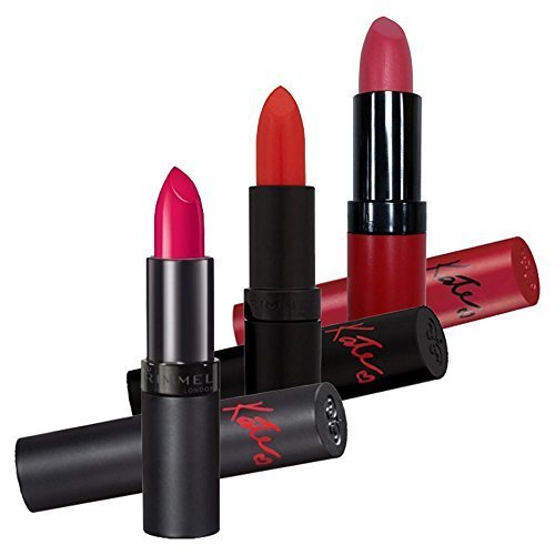 Rimmel London Lasting Finish by Kate Lipstick Collection 3-Piece Set