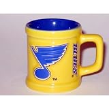 ST. LOUIS BLUES Ceramic Sculpted (2 ounce) SHOT MUG