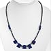 Handmade Silver Lapiz Lazuli Jade Necklace