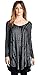 Popana Short Sleeve Tunic Tops to Wear with Leggings Made in USA Short Sleeve Shirts for Women - Loose Fit Womens Summer Tops