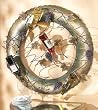 36" Handpainted 12 Bottle Wall Mounted Wine Rack