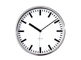 Karlsson Wall Clock Station Steel Polished