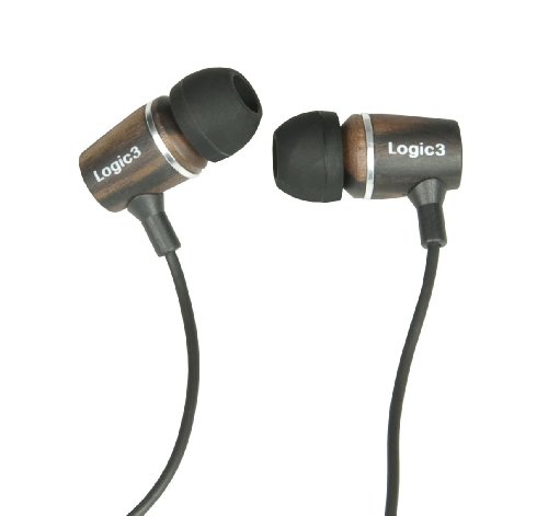 Logic3 Ebony in-ear-Kopfh&ouml;rer mit Holz-Geh&auml;use Preisvergleich
