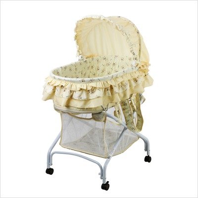 Dream On Me 2 in 1 Bassinet to Cradle, Yellow