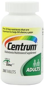 Centrum Base Multivitamin, Adult, 200-Count