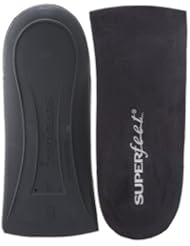 Shoes: Superfeet DELUX DF 3/4, Womens Delux High Heel,Raven,Small/4.5-6 US Womens M US - Superfeet