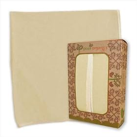 Pixel Organics SMW-SAN Swaddle Me Organic Cotton Receiving Blanket in Sand