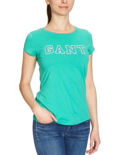 GANT Damen T-Shirt 403307, Gr. 40 (L), Gr&uuml;n (MINT LEAF) Preisvergleich