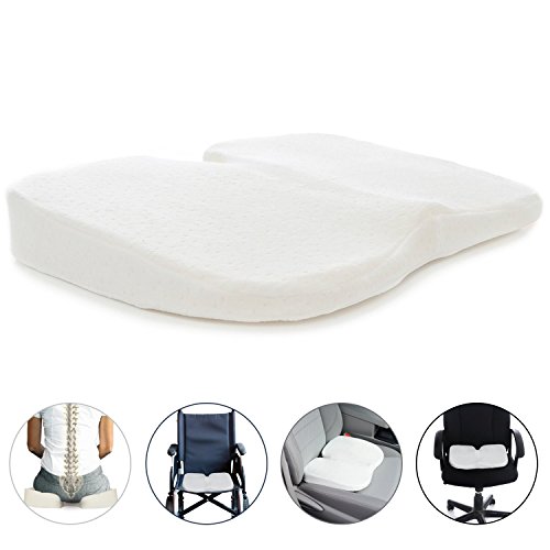 Milliard Coccyx Seat Cushion, Foam Comfort Orthopedic Coccyx Wedge