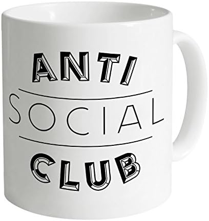 Anti Social Club Mug, White