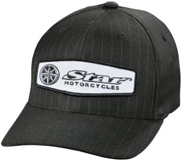 Yamaha Star - Pinstripe Patch Hat, STR-12HPP-BK