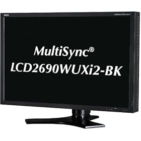 NEC MultiSync 25.5�^���C�h�t���f�B�X�v���C �u���b�N LCD2690WUXi2-BK