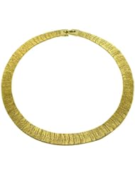 14 Karat Yellow Gold Greco Choker Necklace (17 inch)