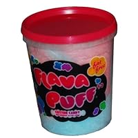 Flava Puff Cotton Candy, 2.5-Ounce Tubs (Pack of 12)