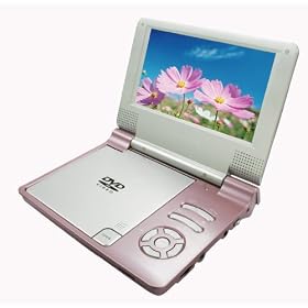 Sylvania SDVD7014-MPINK Portable 7-Inch Widescreen DVD Player by