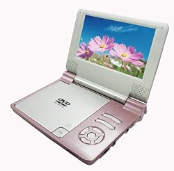 Sylvania SDVD7014-MPINK Portable 7-Inch  Widescreen DVD Player