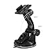 Suction Cup Mount for GoPro Hero4, Hero3+, Hero3, Hero2 and Hero (Black, Silver and White Editions) + MagicFiber Microfiber Lens Cleaning Cloth