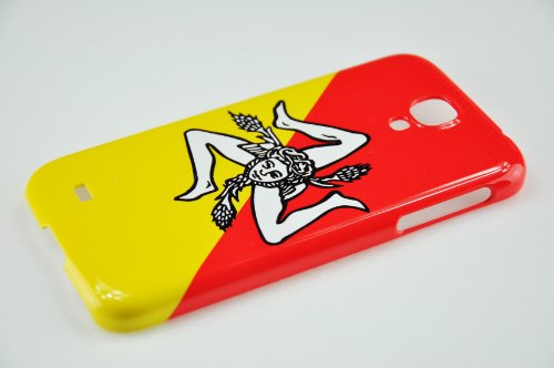 3D Samsung Galaxy S4 Sizilien Sicilia Italien Italy Fahne Flag Flagge Cover Case Hülle