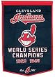 Cleveland Indians 24"x36" Wool Dynasty Banner - Baseball Sports Merchandise