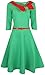 Lindy Bop 'Cassy' Vintage 1950's Parisian Style Three Quarter Sleeve Bow Dress