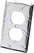 On The Edge 790028 Diamond Plate Single Outlet