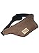 Brown Faux Leather Travel Fanny Pack w/Key