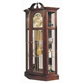 Ridgeway Clock Co. Richardson I Grandfather Clock Curio Combo - 9701 by Ridgeway Clocks