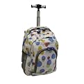 Kids' J World Sparkling Rolling Backpack - 16"