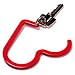 Red Heart Purse Holder / Hand Bag Hook Key Chain