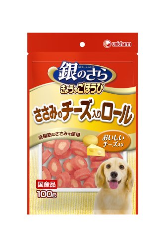 Cover image : 銀のさら きょうのごほうび ささみのチーズ入りロール 100g