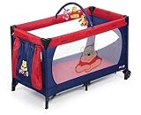 Hauck 606131 - Reisebett Dream`n Play Mobil Pooh Heart navy