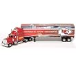 2007 Upper Deck Collectibles NFL Peterbilt Tractor-Trailer - Kansas City Chiefs Diecast NFL