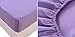 Honeymoon 1800 Brushed Microfiber Embroidered Bed Sheet Set, Ultra Soft, Queen - Light Purple