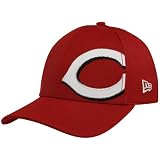 MLB New Era Cincinnati Reds Red Side Patch 39THIRTY Flex Hat (Small/Medium)