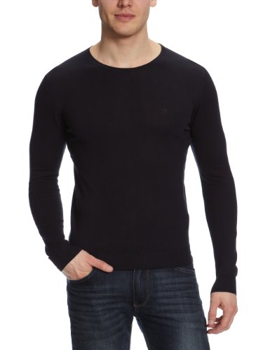 ck Calvin Klein Herren Pullover KMR097 MQ804, Gr. 50, Blau (793) Preisvergleich