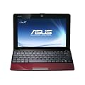 Asus EeePC R105D 25,7 cm (10,1 Zoll) Netbook (Intel Atom N455, 1,6GHz, 1GB RAM, 320GB HDD, Intel 3150, Win 7 Starter) rot