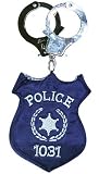 Cop Costume Accessories Purse Badge Handbag Sherrif Blue Police Officer Bag Clutch With Handcuffs