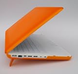 Orange mCover® Hard Shell Cover Case for A1342 White Unibody MacBook 13-inch (Model No. A1342, Order # MC207LL/A MC516LL/A, released after Oct. 20, 2009)