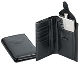 Jack Daniel's Leather Wallet/3-Ounce Flask Set