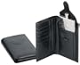 Jack Daniel's Leather Wallet/3-Ounce Flask Set