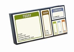 Knock Knock Whenever Stickies Set: Today, Soon, Someday, Now, Later And Never (Pack of 2)