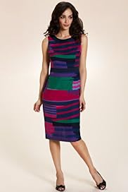Per Una Pure Linen Block Striped Shift Dress