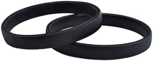 LunaQ Metal Long Sleeve Shirt Anti-slip Holder Arm Band Stretch Garter Elastic