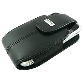 GENUINE BlackBerry BOLD 9000 Pouch/Case With Belt Clip & Proximity Sensor (BLACK)