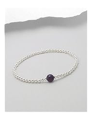 Semi-GemStones Bracelet In 92.5 Sterling Silver