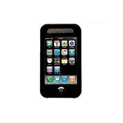 Black Silicon Skin Cover Case Cell Phone Protector for Apple iPhone 3G i-phone [Beyond Cell Packaging]
