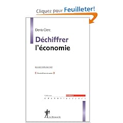 D�chiffrer l'�conomie