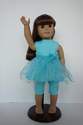 Sewing Kit, Icy Aqua Pants Set Fits Inch - 18 American Girl Doll