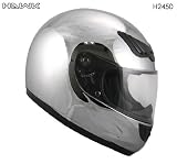 Advance HAWK Chrome Full Face Motorcycle Helmet